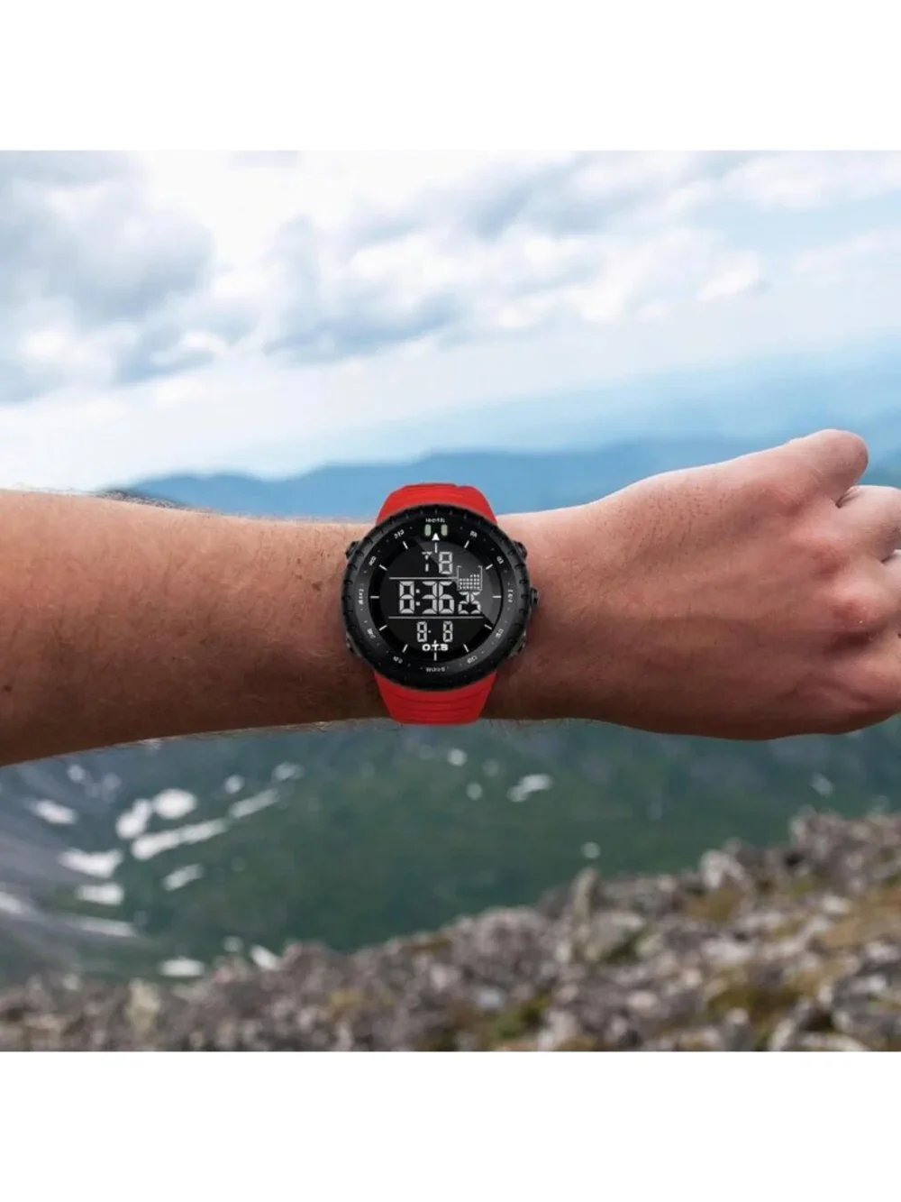 Men's Waterproof Digital Sports Watch | Tactical LED Backlight Timepiece